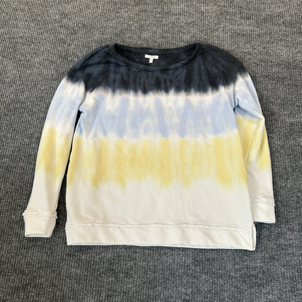 Maurices Tie-Dye Crewneck Sweatshirt Large Multi-Color Relaxed French Terry
